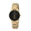 Citizen Women's Goldtone Bracelet Watch with Black Dial from Pedre